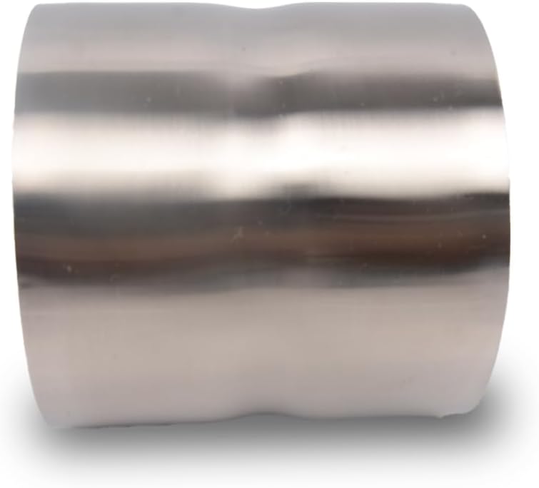 eLifecenter Universal ID 4" Exhaust Coupler Stainless Steel Exhaust Adapter - Image 2